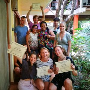 Diploma uitreiking in Tamarindo, Costa Rica